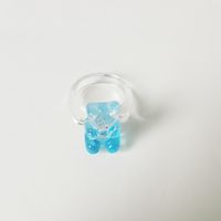 خاتم الدب الهندسي الجديد عبر الحدود الأوروبية والأمريكية النسخة الكورية من Ins Wind Color Ring Girl Wind Akili Jewelry Girl sku image 9