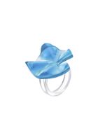 Wholesale Ornament Transparent Colorful Flower Ring Nihaojewelry sku image 9
