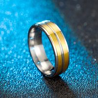 2020 European And American New Stainless Steel Frosted Ring Female Titanium Steel Diamond Couple Ring Korean Jewellery Wholesale main image 4