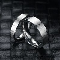 New Korean Popular Ecg Heartbeat Stainless Steel Ring  Wholesale Nihaojewelry main image 3