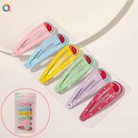 Wholesale Heart Bb Clip Set Candy Color Fruit Hairpin Bangs Clip Hairpin Hair Accessories sku image 7