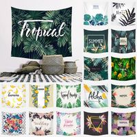 Tropical Green Plant Home Hanging Tapestry Decoration Wholesale Nihaojewelry main image 1