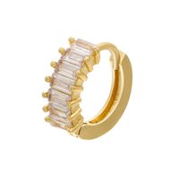 Rectangular Colored Diamond Fashion Earrings Wholesale Jewelry Nihaojewelry main image 3