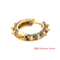 Fashion Constellation Plating Copper Artificial Gemstones Earrings main image 5