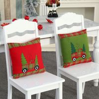 Wholesale New Flannel Embroidered Pillowcase Christmas Decorations Nihaojewelry main image 5