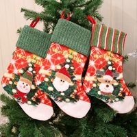 Wholesale New Large Led Luminous Christmas Socks Gift Bag Nihaojewelry main image 5