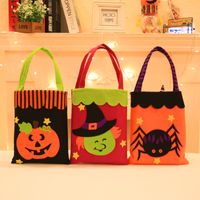 Wholesale Non-woven Stickers Tote Bag Halloween Decoration Supplies Nihaojewelry main image 4