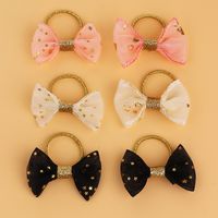 Fashion Bowknot Children's Rubber Band Hair Rope Wholesale Nihaojewelry sku image 1