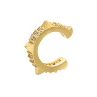 Diamant Coloré Dents De Loup Géométrique Oreille Os Clip En Gros Nihaojewelry sku image 5