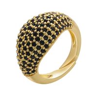 Wholesale New Color Diamond Opening Adjustable Wide Face Thick Ring Nihaojewelry sku image 5