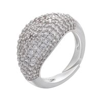 Wholesale New Color Diamond Opening Adjustable Wide Face Thick Ring Nihaojewelry sku image 6