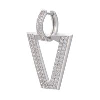 Wholesale Micro-studded Zircon Earrings Inverted Triangle Earrings Nihaojewelry sku image 4