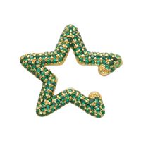 Wholesale Color Diamond Micro-inlaid Five-pointed Star Ear Clip Nihaojewelry sku image 19