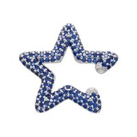Wholesale Color Diamond Micro-inlaid Five-pointed Star Ear Clip Nihaojewelry sku image 23