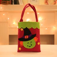 Wholesale Non-woven Stickers Tote Bag Halloween Decoration Supplies Nihaojewelry sku image 1