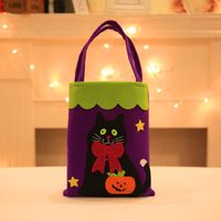 Wholesale Non-woven Stickers Tote Bag Halloween Decoration Supplies Nihaojewelry sku image 3