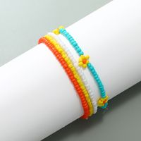 Flower Candy Color Rice Bead Simple Bracelet 4-piece Set Wholesale Jewelry Nihaojewelry main image 3