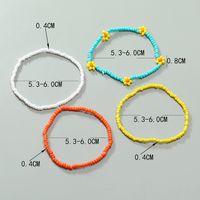 Flower Candy Color Rice Bead Simple Bracelet 4-piece Set Wholesale Jewelry Nihaojewelry main image 5