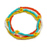 Flower Candy Color Rice Bead Simple Bracelet 4-piece Set Wholesale Jewelry Nihaojewelry main image 6