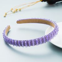 Wholesale Color Crystal Fine Side Hairband Nihaojewelry sku image 3