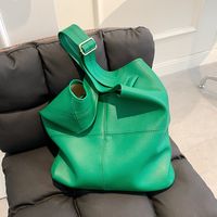 Simple Large-capacity Solid Color Shoulder Bag Wholesale Nihaojewelry main image 1