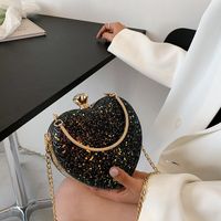 Cute Sequined Heart-shaped Handbag Wholesale Nihaojewelry sku image 1