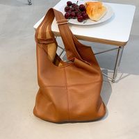 Simple Large-capacity Solid Color Shoulder Bag Wholesale Nihaojewelry sku image 5