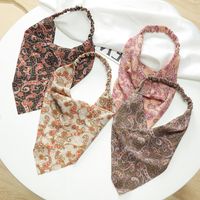 Wholesale Floral Pattern Triangle Scarf Hairband Nihaojewelry main image 1