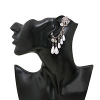 Vintage Fashion Inlaid Pearl Geometric Earrings Wholesale Nihaojewelry main image 4