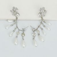 Vintage Mode Eingelegte Perlen Geometrische Ohrringe Großhandel Nihaojewelry main image 5