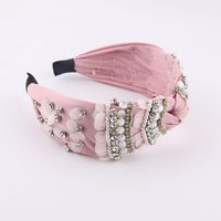 Nouveau Mode Européenne Et Américaine Style Tissu Strass Perle Paillettes Personnalisé Bandeau Femmes De Danse De Rue De Voyage De Prise De Cheveux Accessoires Coiffe main image 5