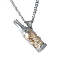 Collar De Botella De Cerveza Con Calavera Para Hombres, Abridor De Botellas Personalizado, Colgante, Abridor De Vino, Marca De Nuevo Producto, Venta Al Por Mayor main image 2