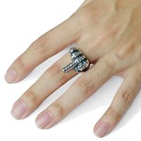 Retro Fist Middle Finger Opening Adjustable Ring Wholesale Nihaojewelry main image 4