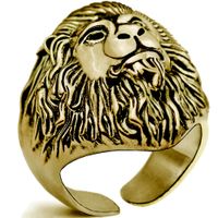 New Fashion Punk Lion Shape Ring Wholesale Nihaojewelry main image 3