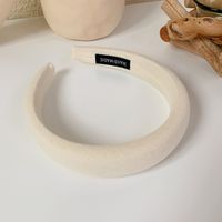 Wholesale Solid Color Sponge Headband Nihaojewelry sku image 1