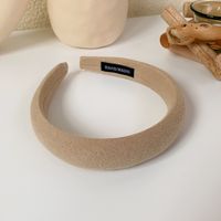Wholesale Solid Color Sponge Headband Nihaojewelry sku image 2