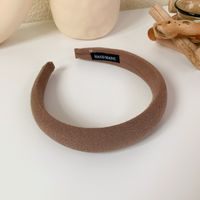Wholesale Solid Color Sponge Headband Nihaojewelry sku image 3