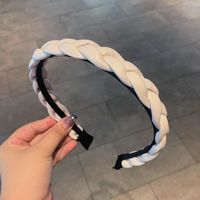 New Leather Face Wash Hair Bands Women's All-match Outing Simple Korean Internet Celebrity Wide-edged Headband Whip Hair Fixer Bundle Hairpin sku image 6