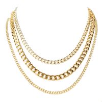 Wholesale Punk Alloy Multilayer Necklace Nihaojewelry sku image 1