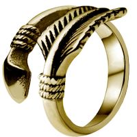 New Fashion Punk Lion Shape Ring Wholesale Nihaojewelry sku image 2