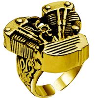 New Fashion Punk Lion Shape Ring Wholesale Nihaojewelry sku image 16