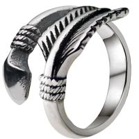 New Fashion Punk Lion Shape Ring Wholesale Nihaojewelry sku image 1