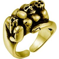 New Fashion Punk Lion Shape Ring Wholesale Nihaojewelry sku image 10