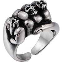 New Fashion Punk Lion Shape Ring Wholesale Nihaojewelry sku image 9