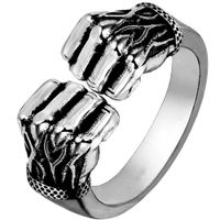 New Fashion Punk Lion Shape Ring Wholesale Nihaojewelry sku image 3