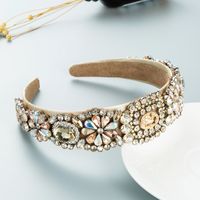 Wholesale Retro Full Of Diamonds Geometric Headband Nihaojewelry sku image 2