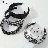 Leopard Check Pattern Headband Wholesale Nihaojewelry main image 7