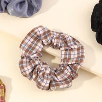 Plaid Brushed Hair Scrunchies 5 Pieces Set Wholesale Nihaojewelry main image 6