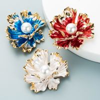 Fashion Pearl Multicolor Flower Brooch Wholesale Nihaojewelry main image 2