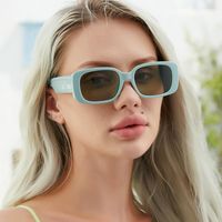 Simple Small Square Frame Candy Color Sunglasses Wholesale Nihaojewelry main image 1